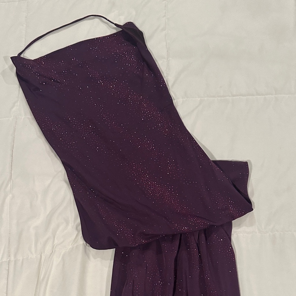 Forever 21 Sparkling Purple Backless Dress